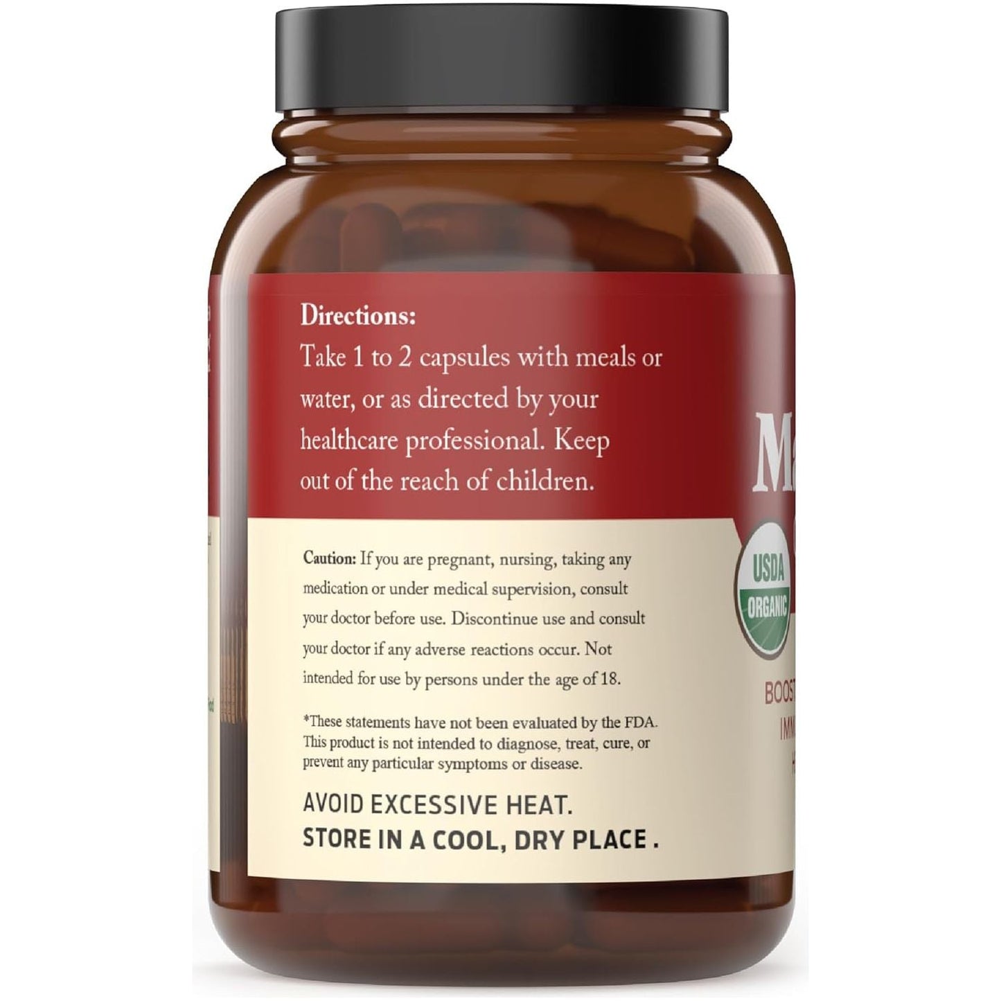 Complete Natural Products Pure Maca Root Powder Capsules - 100 Capsules