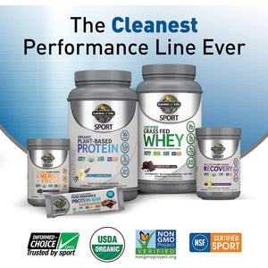 Organic Vegan Protein Powder, Vanilla Protein Powder with Probiotics, Bcaas, 30G Plant Protein 19 Servings