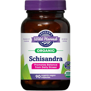Oregon'S Wild Harvest Schisandra Organic Herbal Supplement, 90 Count