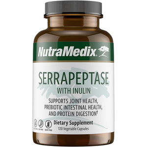 Nutramedix Serrapeptase Supplement with Proteolytic Digestive Enzymes (60 Capsules)