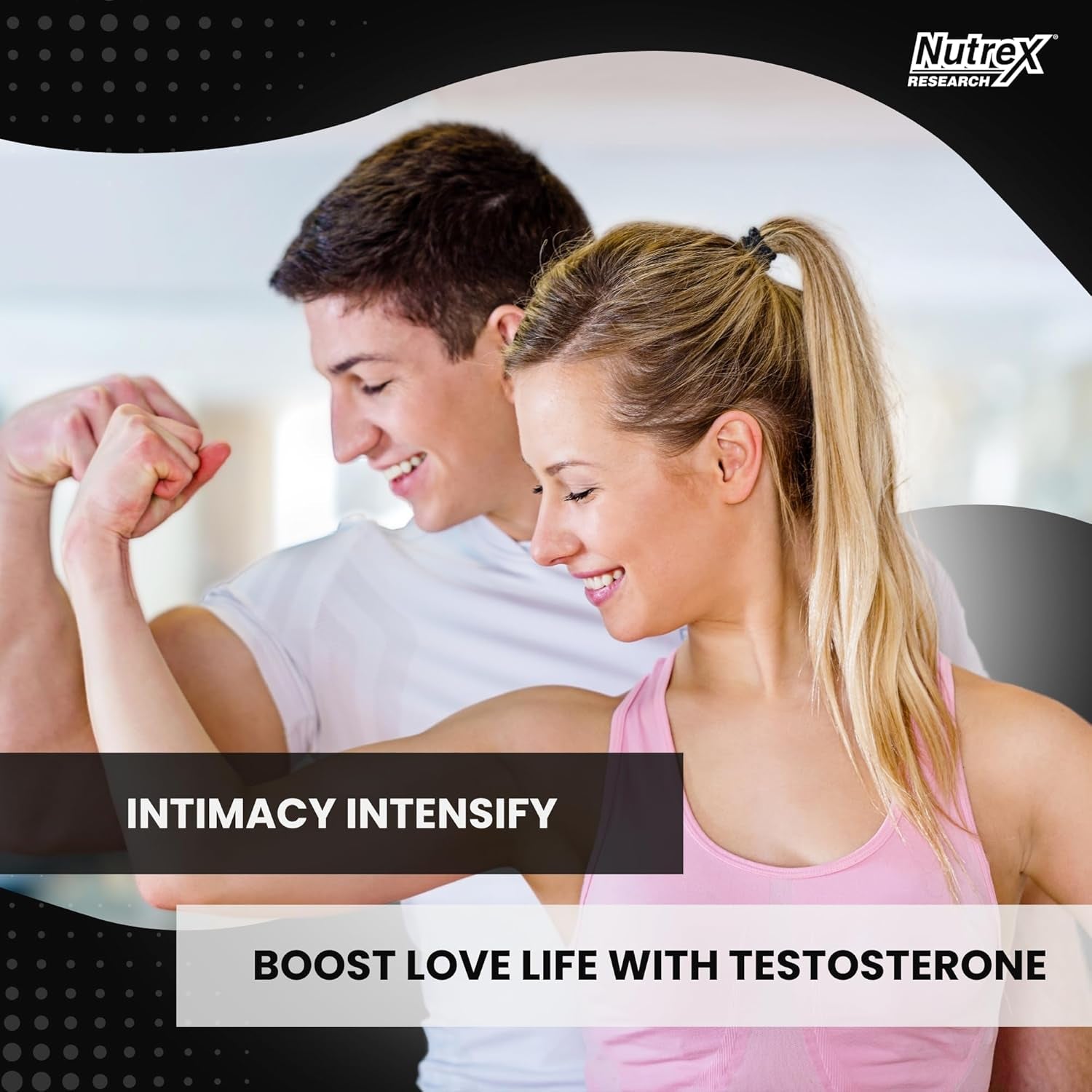 Nutrex Research T-UP Testosterone Booster Supplement for Men - Increase Levels, Boost Strength & Recovery - 60 Capsules