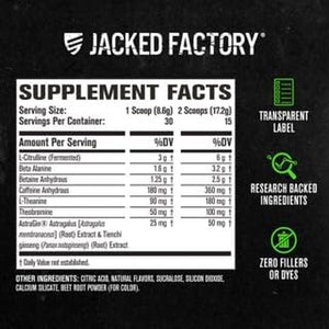 Jacked Factory NITROSURGE Pre Workout Supplement - 30 Servings, Cherry Limeade