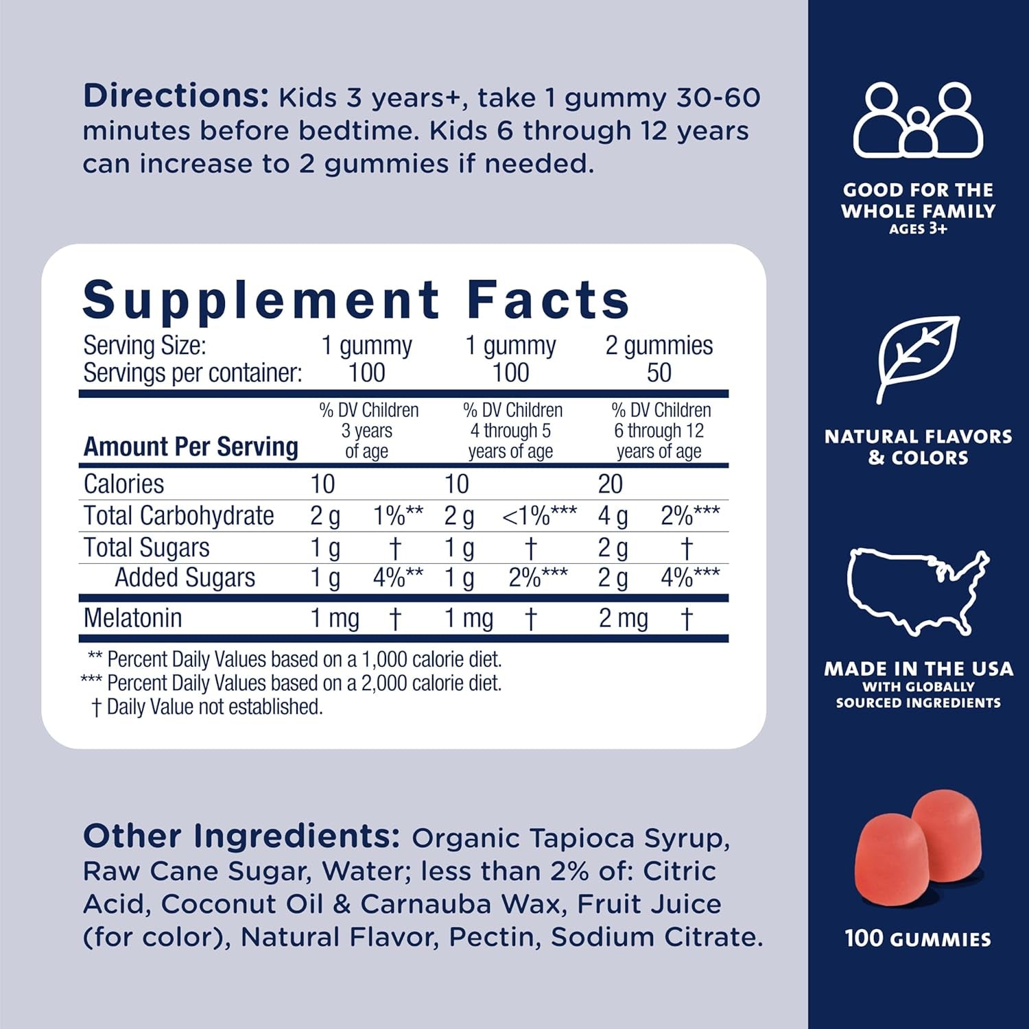 Mommy'S Bliss Kids Sleep Melatonin Gummies (100 Count)