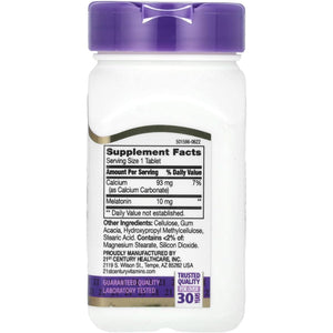 21St Century Melatonin 10 Mg Prolonged Release 120 Count