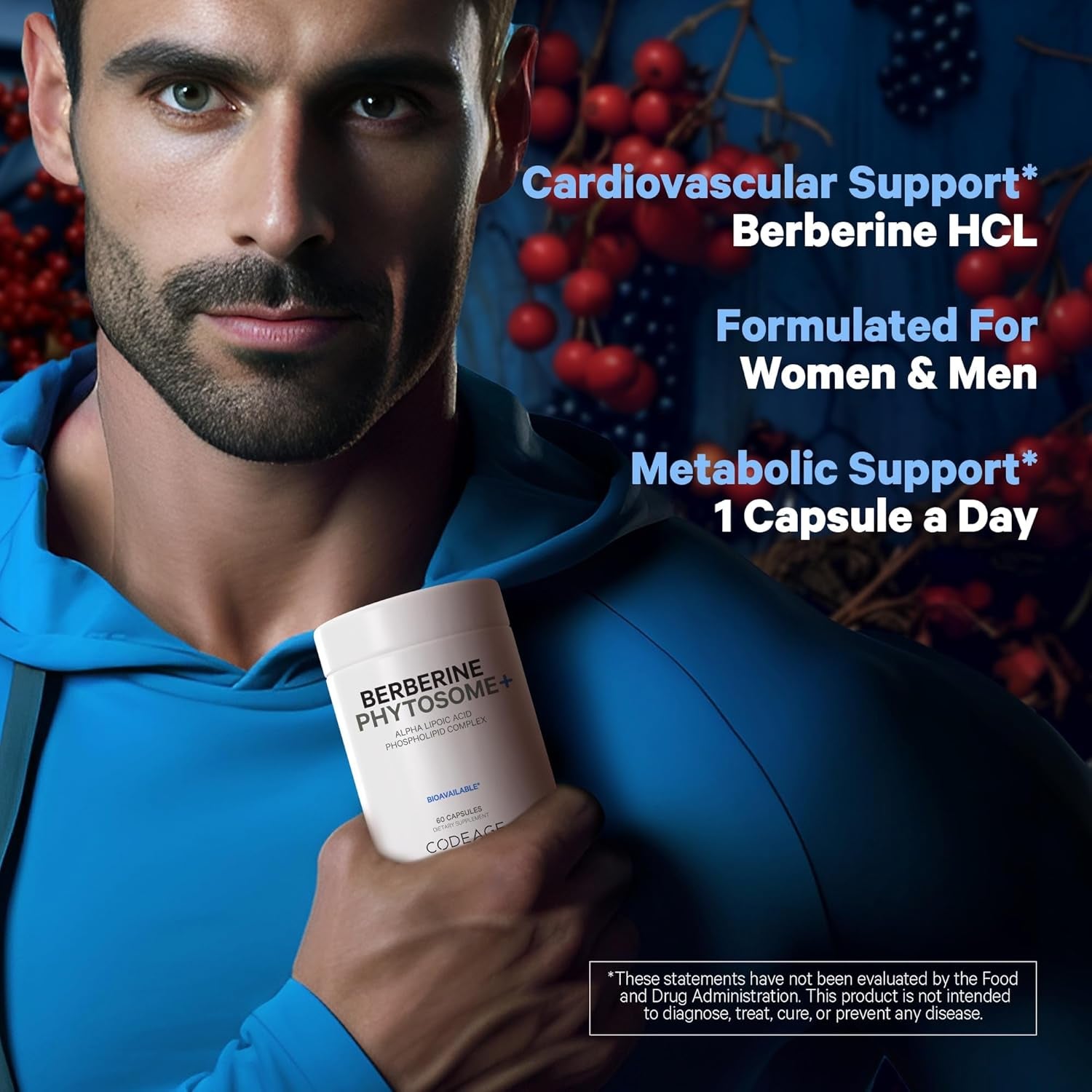 Codeage Berberine Phytosome Supplement - 2-Month Supply