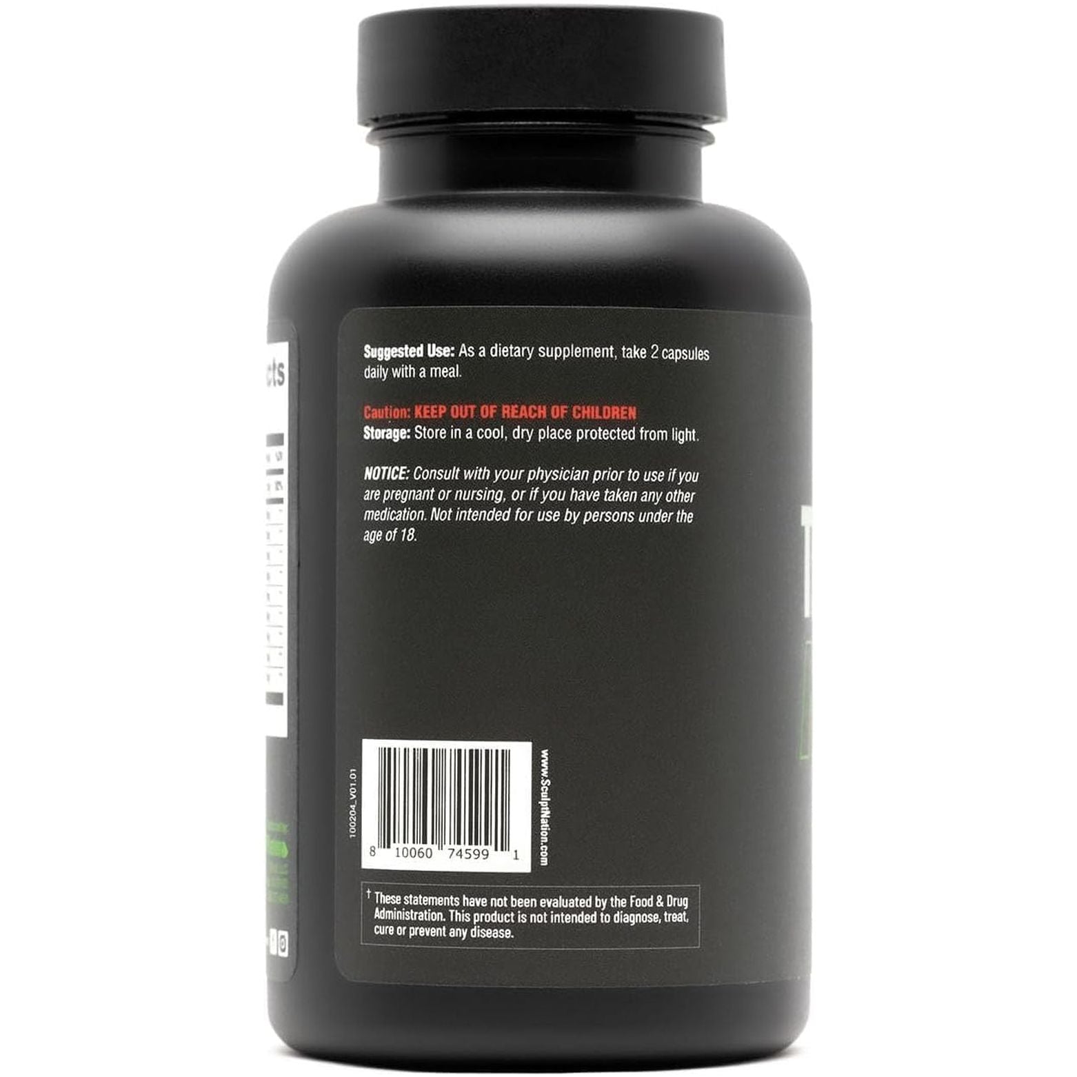 Sculpt Nation by V Shred Test Boost Max - Testosterone Supplement for Men - Tribulus Terrestris 60 Capsules