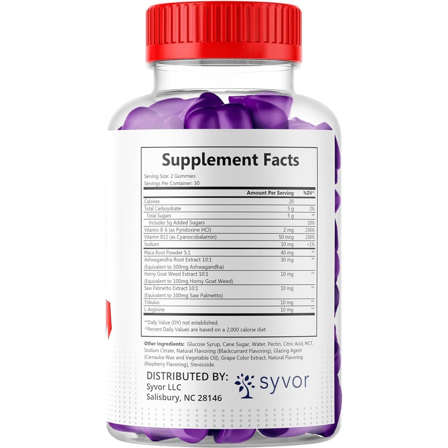 Vital Grow XL Advanced Vitamin Formula Gummy Supplement (60 Gummies)