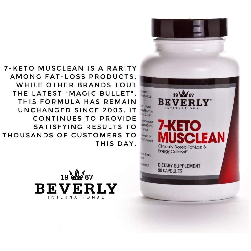 7 - Keto Musclean. Potent Thermogenic Diet Pills Boost Fat - Burning Metabolism. Keto Diet - Reduce Overeating. 90 Caps - Suppviv