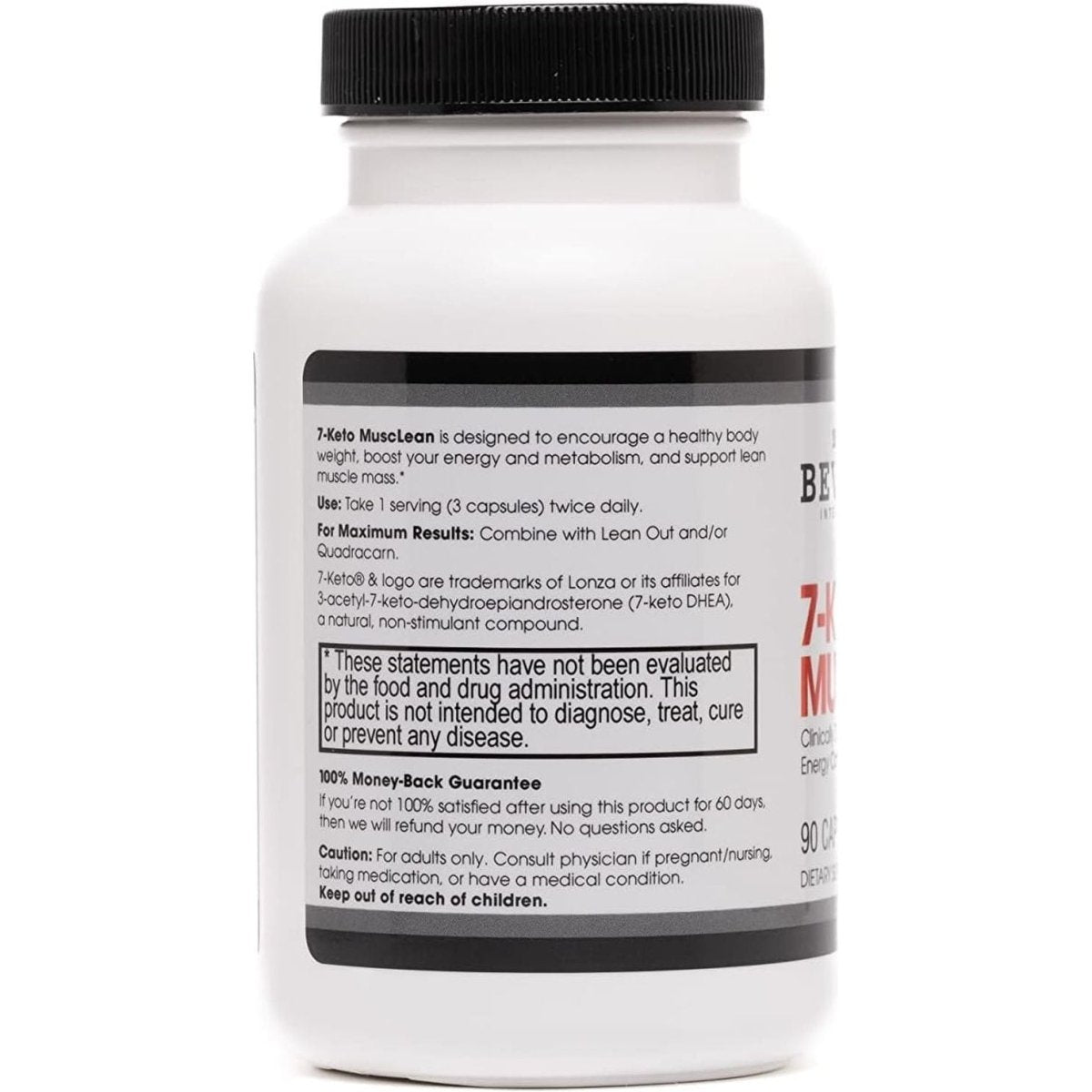 7 - Keto Musclean. Potent Thermogenic Diet Pills Boost Fat - Burning Metabolism. Keto Diet - Reduce Overeating. 90 Caps - Suppviv