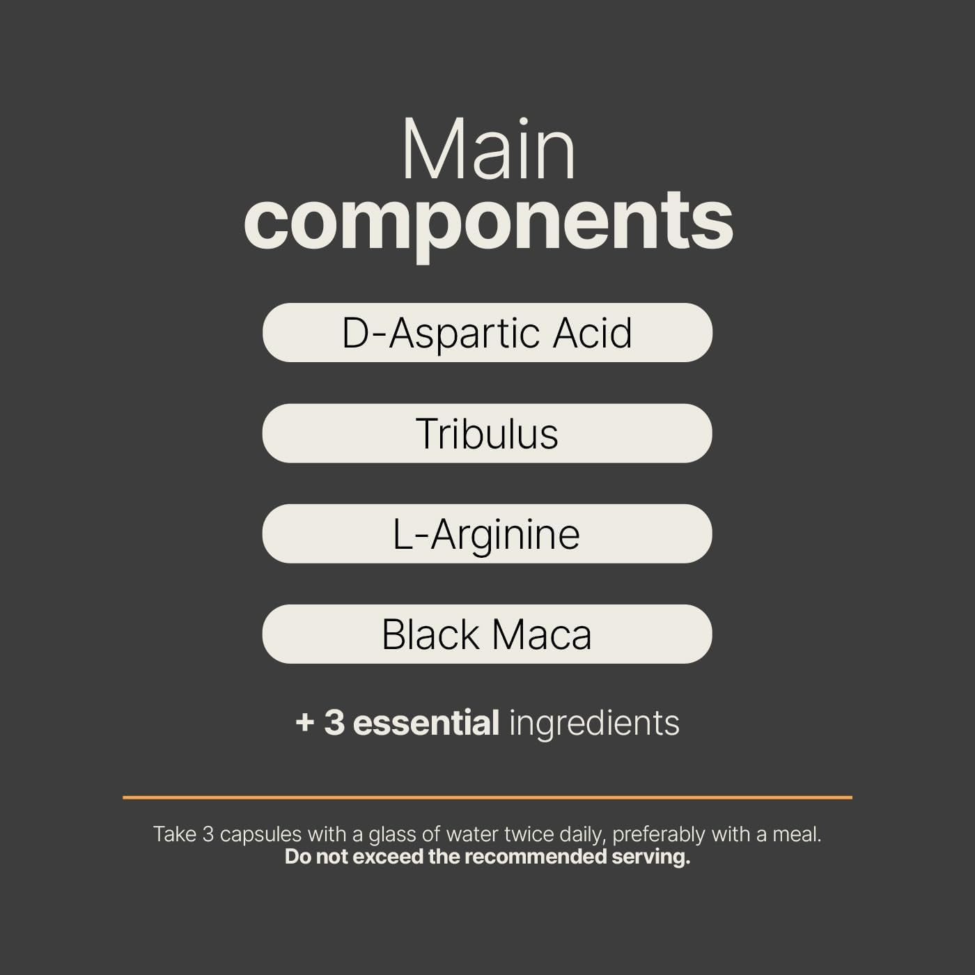 Testosterone Booster for Men - Stamina, Endurance, Muscle Growth & Strength 240 Caps