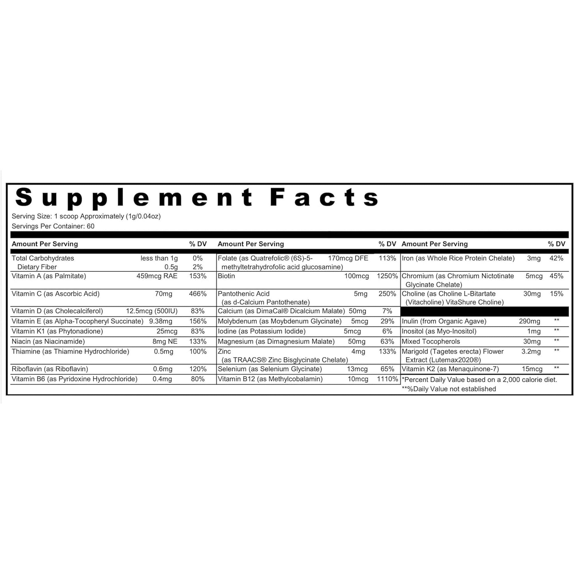 Head Start Multivitamin Powder | Essential Nutrients for Growing Children 60 Servings - 2.4 Oz