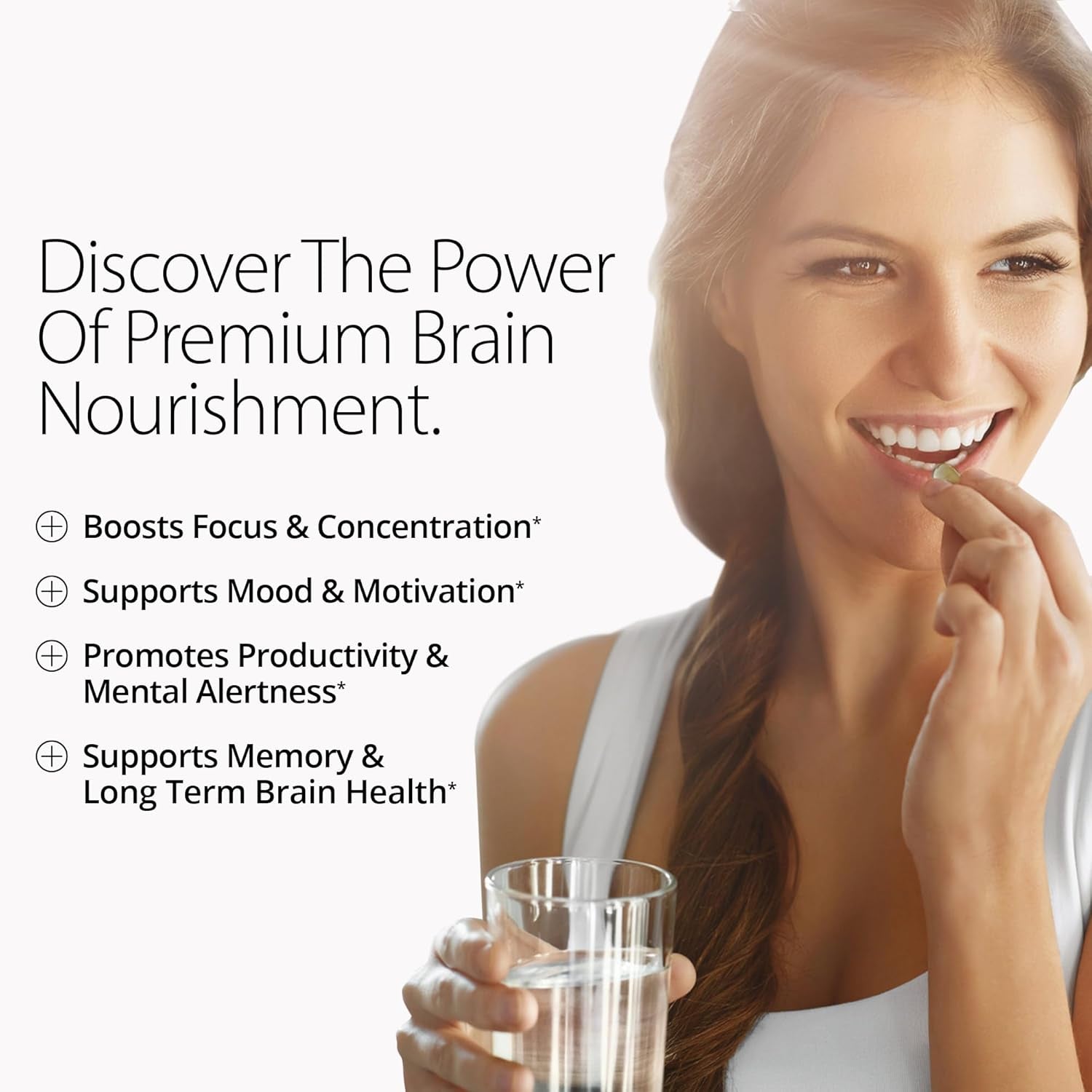 QUALIA MIND (Caffeine Free) | the Ultimate Blend for Brain Health | Maintain Drive & Productivity
