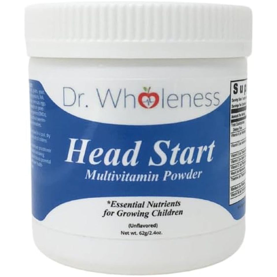 Head Start Multivitamin Powder | Essential Nutrients for Growing Children 60 Servings - 2.4 Oz