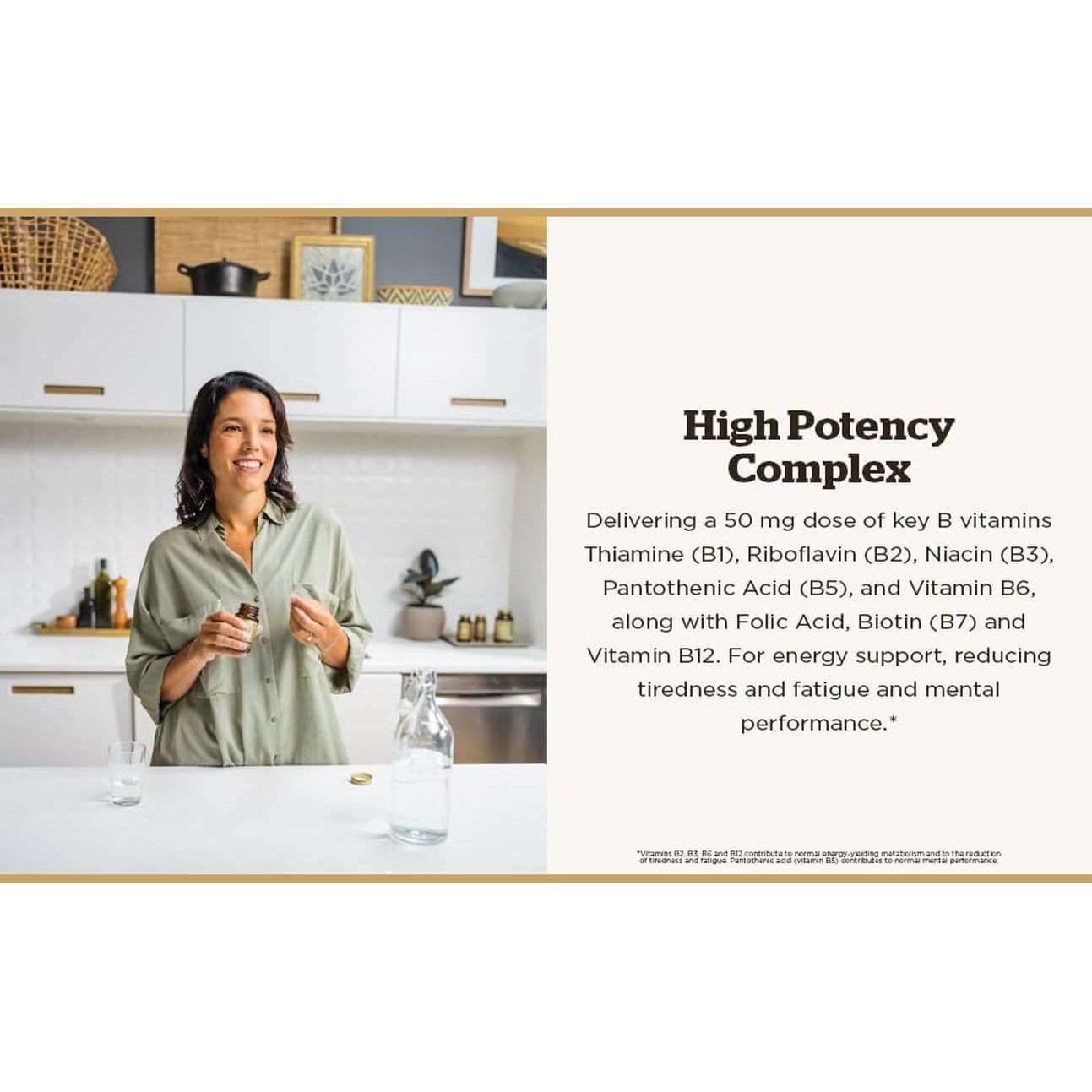 Solgar Bcomplex “50” Vegetable Capsules Energy Metabolism Cardiovascular Support & Nervous System Support 100 Count