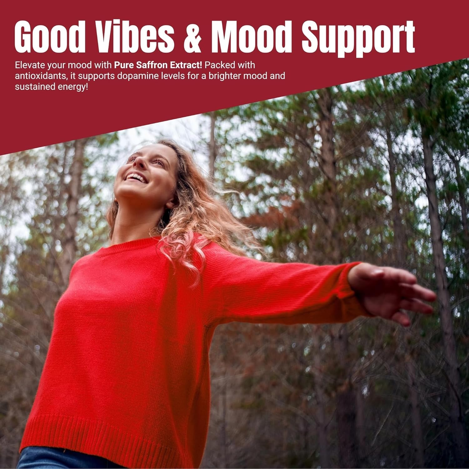 Right Health Nutra Saffron Supplements - Supports Mood | Focus | Digestion | Eye Health 60 Capsules