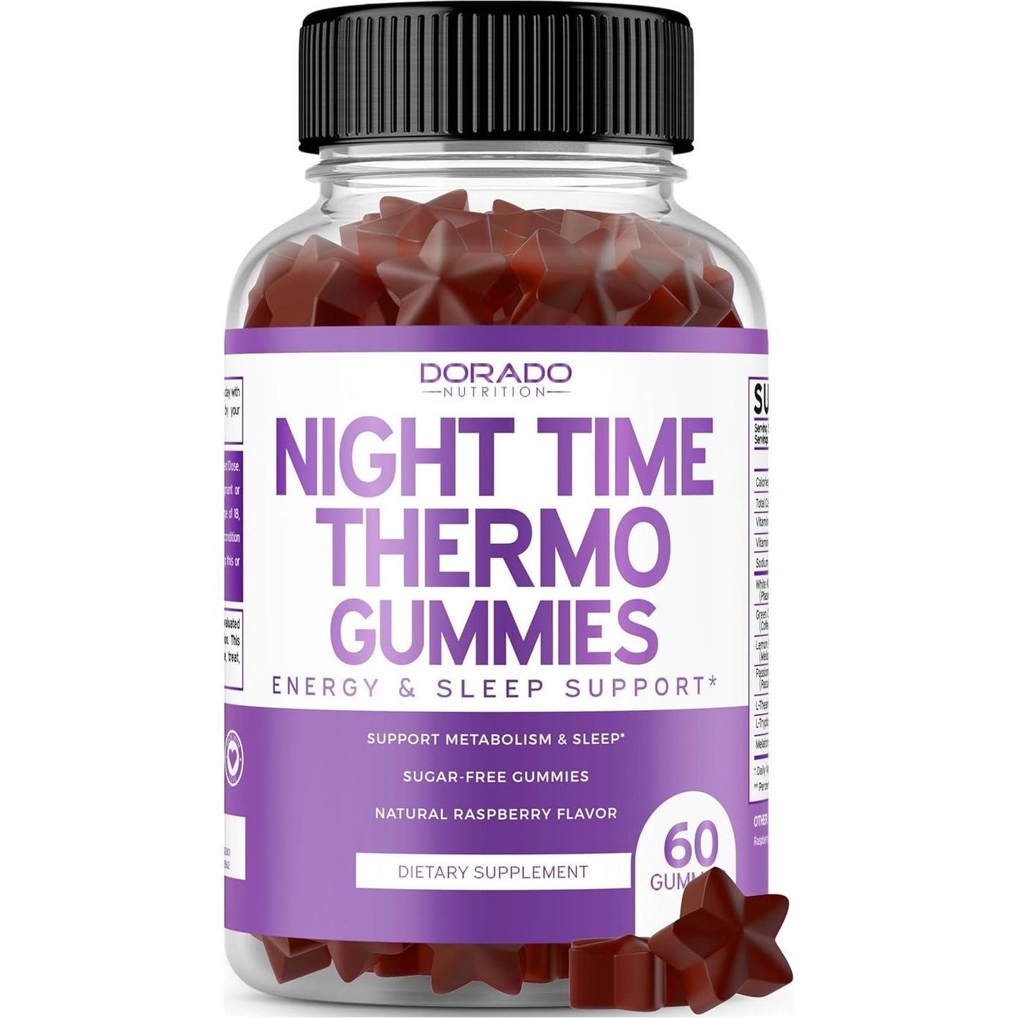 Night Time Fat Burner Gummies (60 Count) Weight Loss & Metabolism