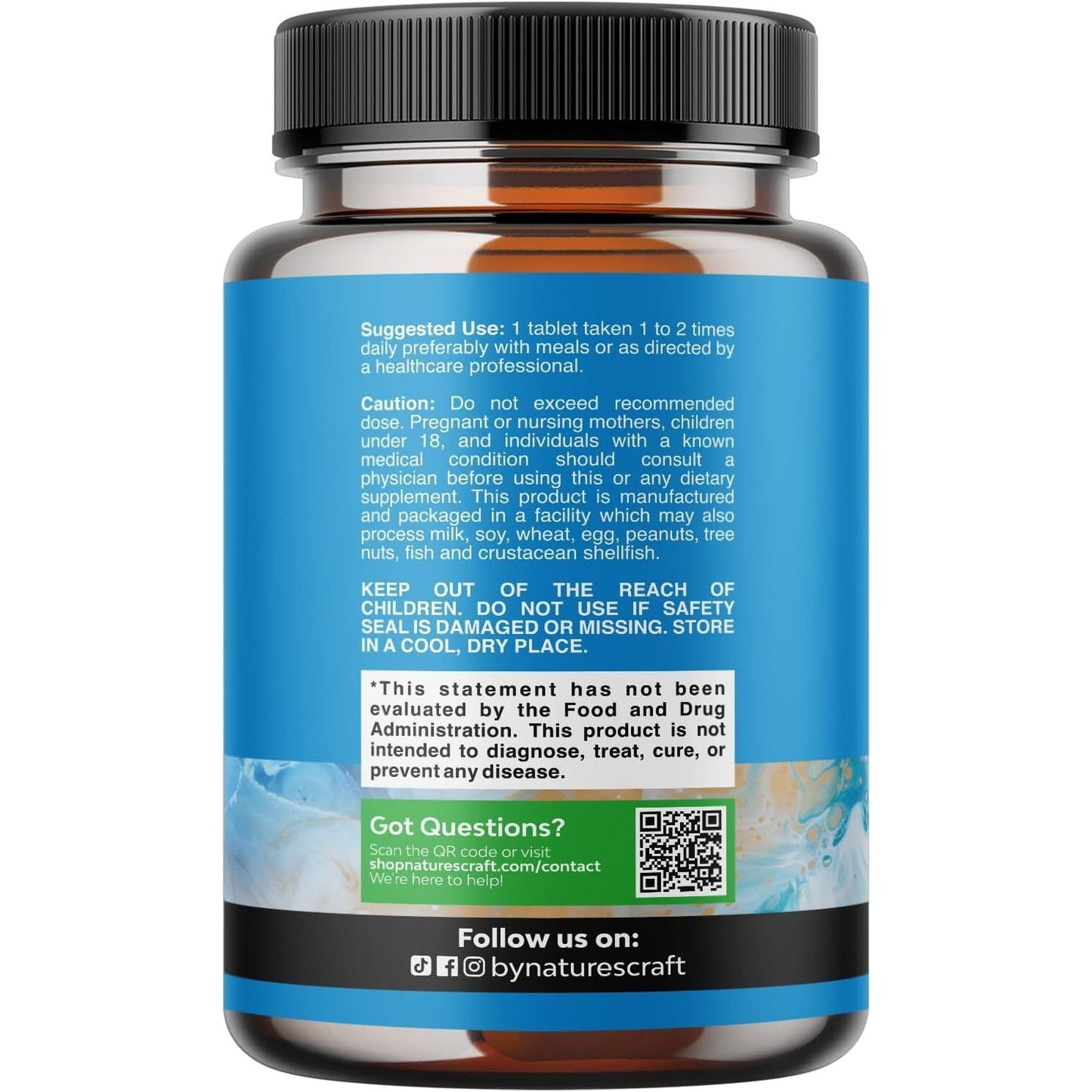 Natures Craft Plant Sterols Complex with Beta Sitosterol - 500Mg Beta-Sitosterol Sterols and Stanols Supplement for Prostate Support - 90 Tablets