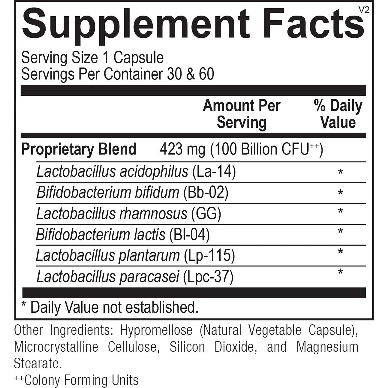 Ortho Molecular - Ortho Biotic 100 Billion CFU - 30 Capsules