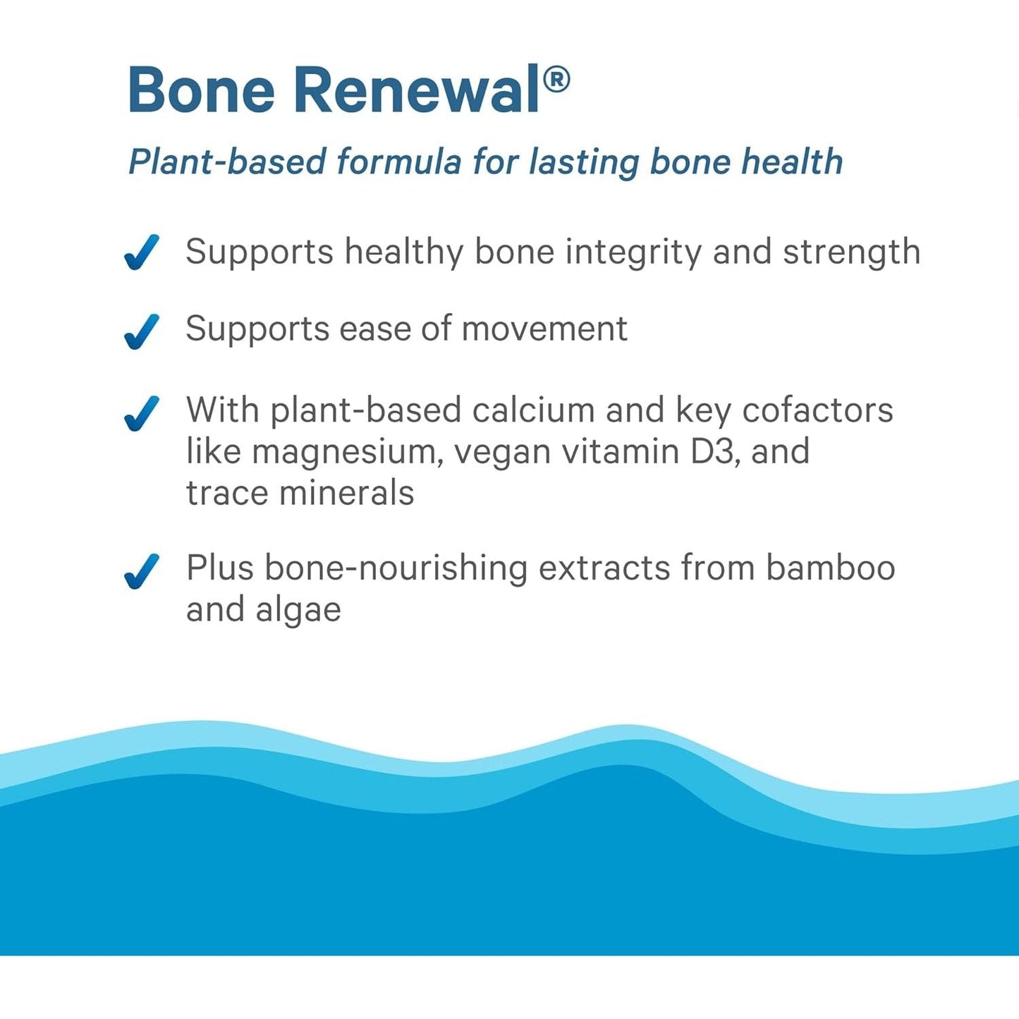 PURE SYNERGY Bone Renewal | Natural, Vegan Bone Health Supplement with Vitamin D3, K2, Magnesium, & Boron (150 Capsules)