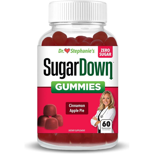 Dr. Stephanie’S Sugardown Gummies – Ceylon & Cassia Cinnamon Supplement - 0G Sugar