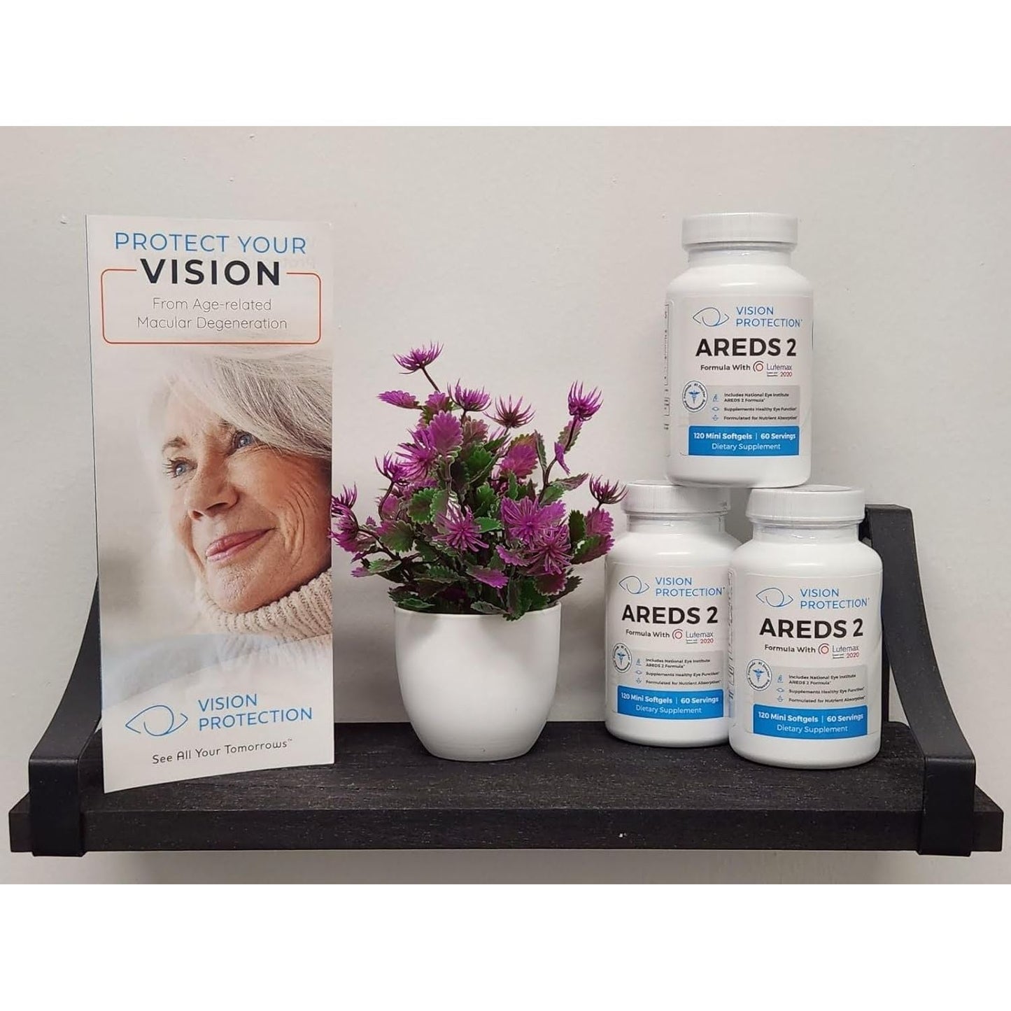 Areds 2 Eye Vitamins  - Supports Eye Strain, Dry Eyes, and Vision Health - Carotenoid Blend