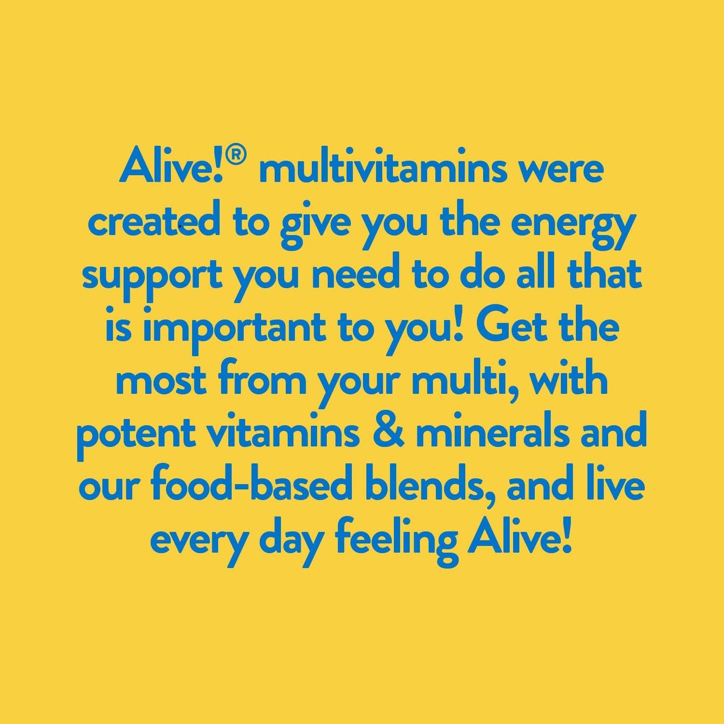 Nature'S Way Alive! Max3 Potency Multivitamin to Support Energy Metabolism*  90 Tablets