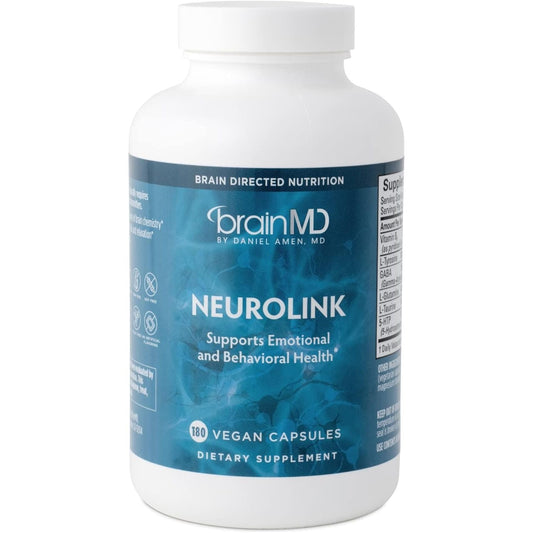 Dr Amen Brainmd Neurolink - Promotes Optimal Brain Function, Focus & Concentration - 45 Servings