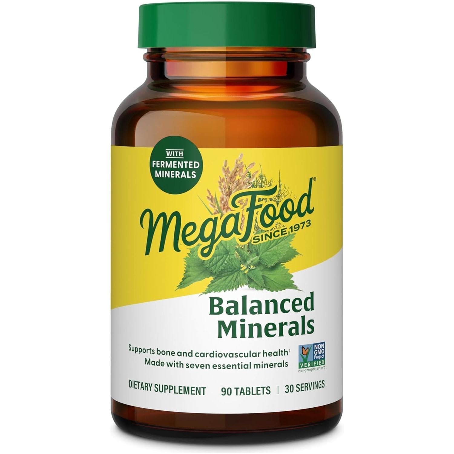 Megafood Balanced Minerals - Made without 9 Food Allergens - 90 Tablets (30 Servings)