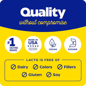 Enzymedica Lacto, Maximum Strength Formula for Dairy Intolerance, Relieves Digestive Discomfort, 90 Capsules