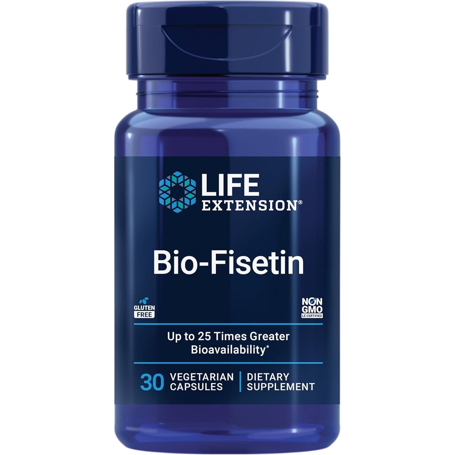 Life Extension Bio-Fisetin, Cellular Health, Cognitive Health, Longevity, 30 Vegetarian Capsules