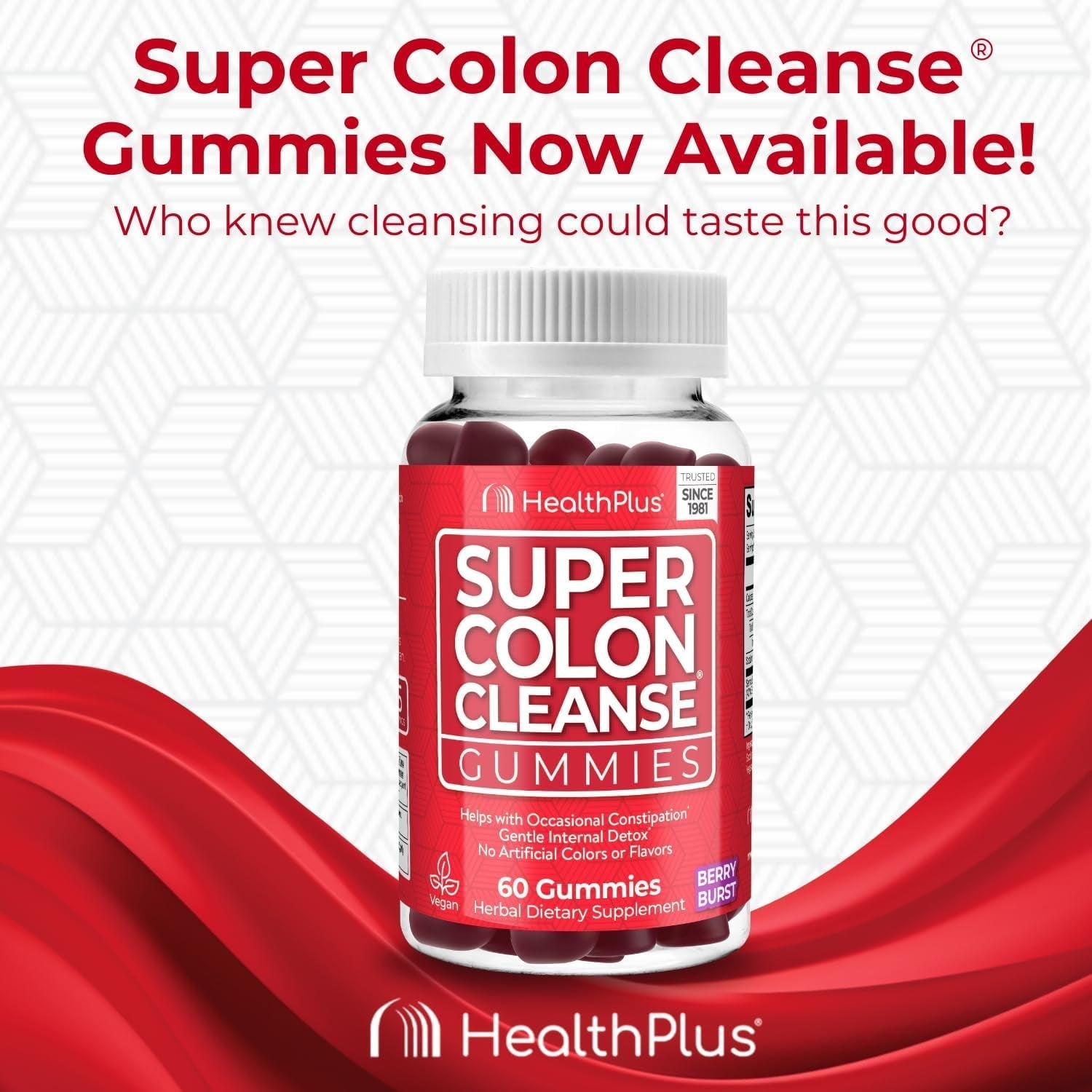 Health plus Super Colon Cleanse - Natural Detox, Digestive Constipation Relief - 12 Oz Powder, 68 Servings