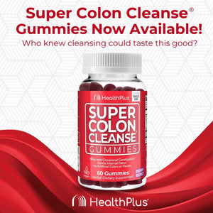 Health plus Super Colon Cleanse - Natural Detox, Digestive Constipation Relief - 12 Oz Powder, 68 Servings