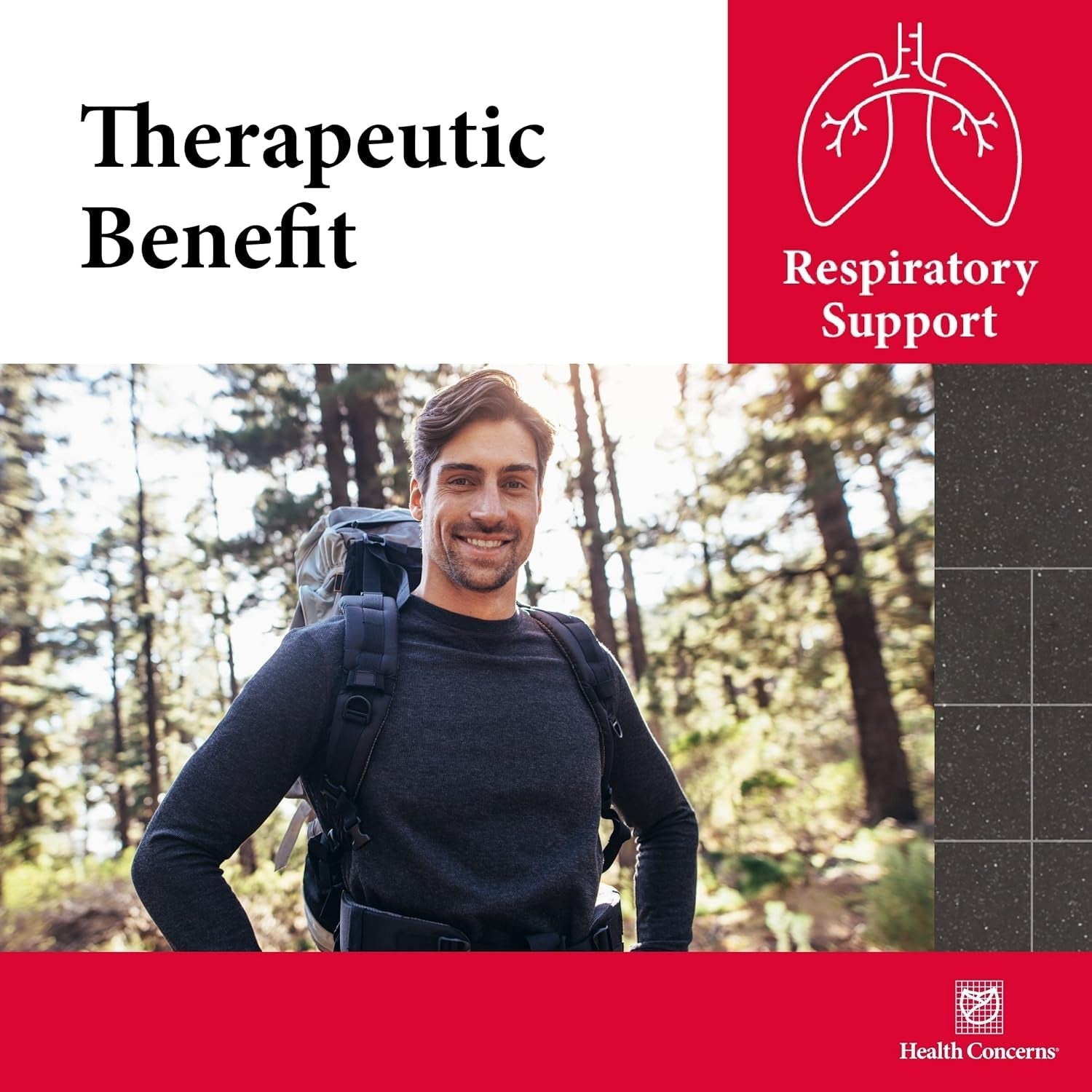 Health Concerns Clear Air - Lung Health & Respiratory Support Supplement - 90 Capsules