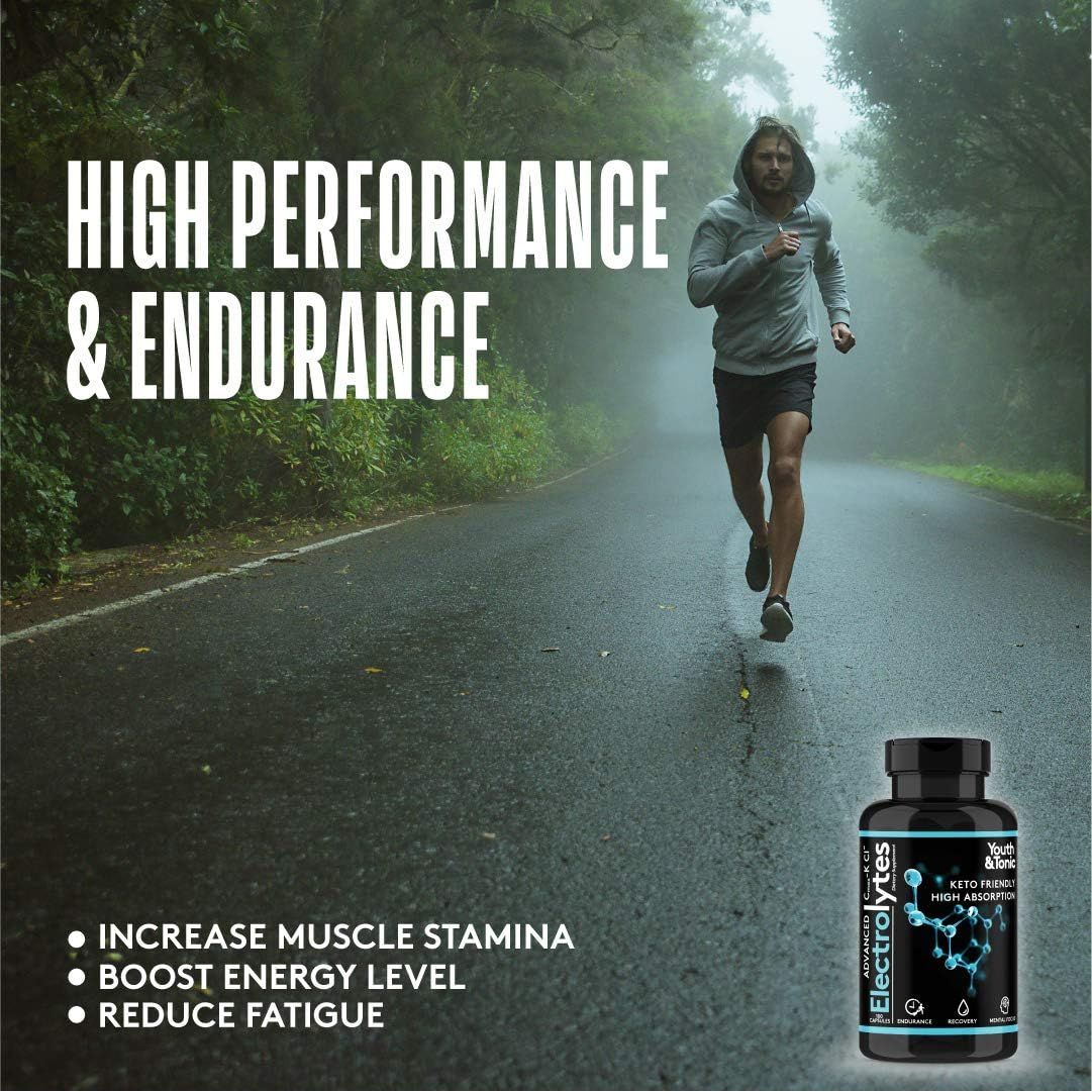 Complete Electrolyte Supplement Pills High Absorption| Boost Endurance Muscle Recovery Mental Focus