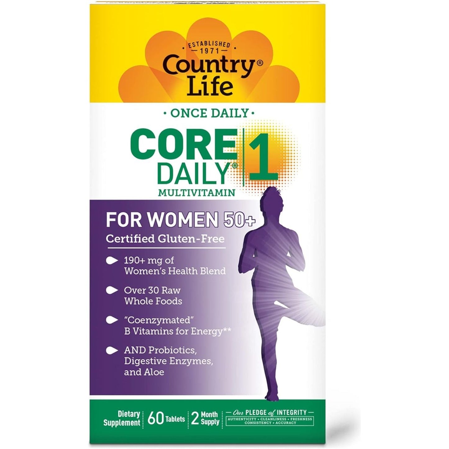 Country Life CORE Daily-1 for Women 50+ Multivitamin