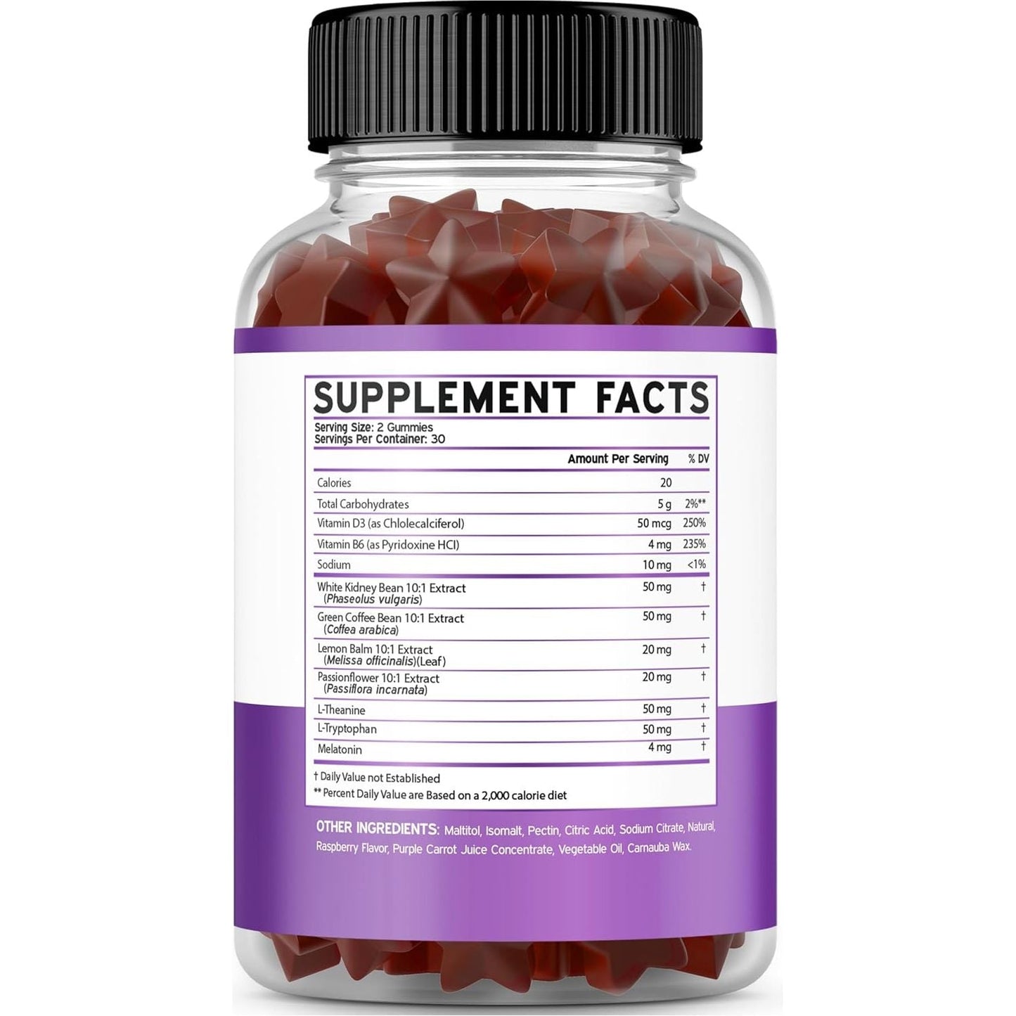 Night Time Fat Burner Gummies (60 Count) Weight Loss & Metabolism