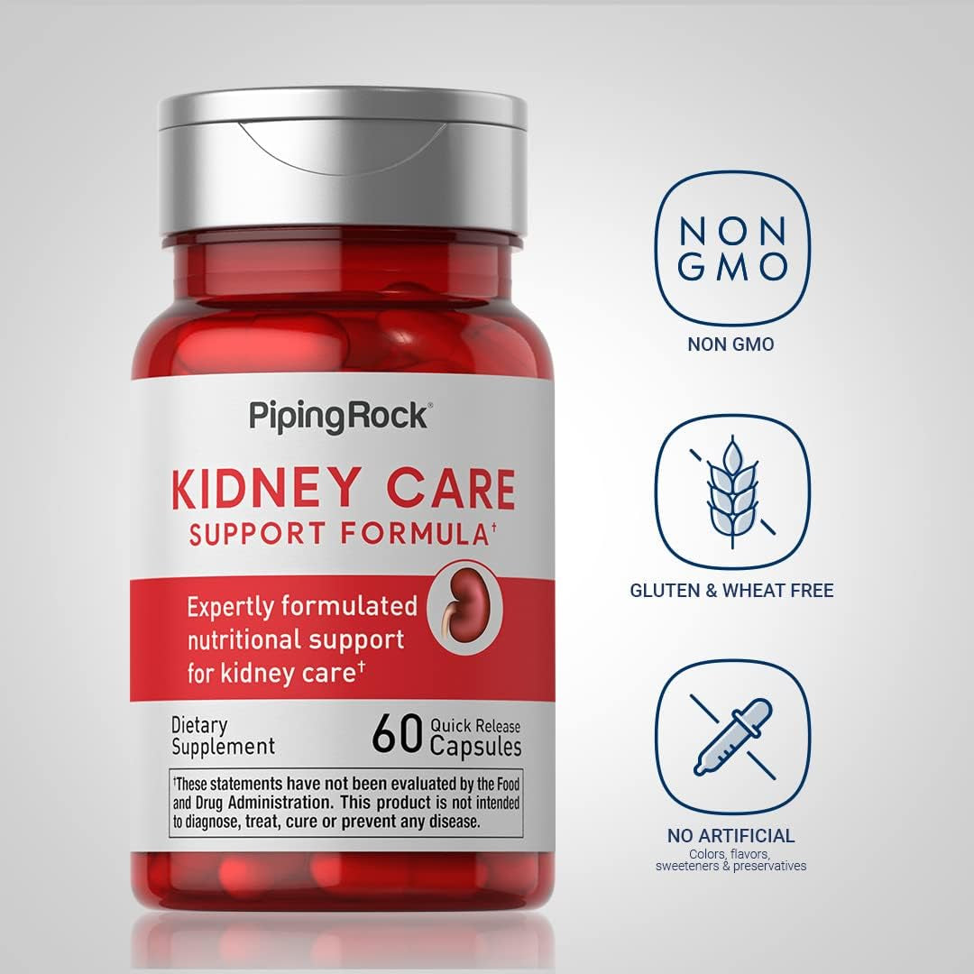 Piping Rock Kidney Support Supplement | 60 Capsules