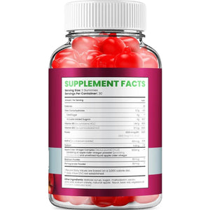 Purexketo ACV Gummies Dietary Supplement (60 Gummies).