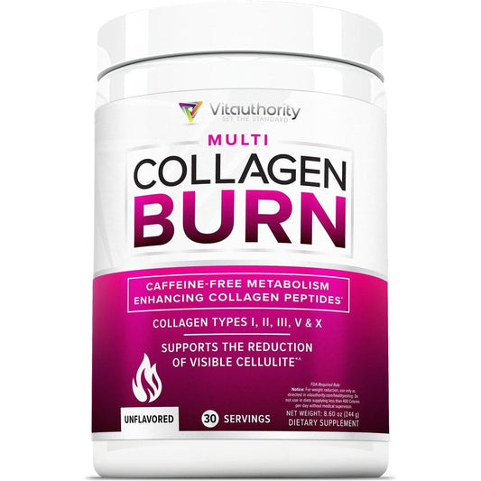 Hydrolyzed Collagen Powder for Weight Loss - Collagen Burn Ultimate Beauty Complex - Unflavored