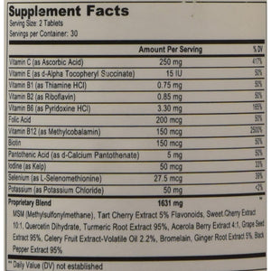 Uric Acid Support - Tart Cherry, Celery Extract, Turmeric, Quercetin - Support Normal Kidney Function - 60 Vegetarian Tablets