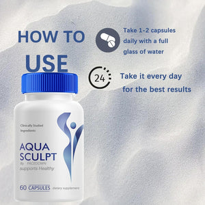 WNW Aqua Capsules, Advanced Maximum Strength Supplement Pills, Studied Ingredients All Natural Formula (1PCS)