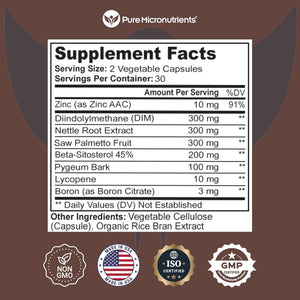 Pure Micronutrients Advanced Prostate Health Supplement for Bladder Control & Urinary Support for Men
