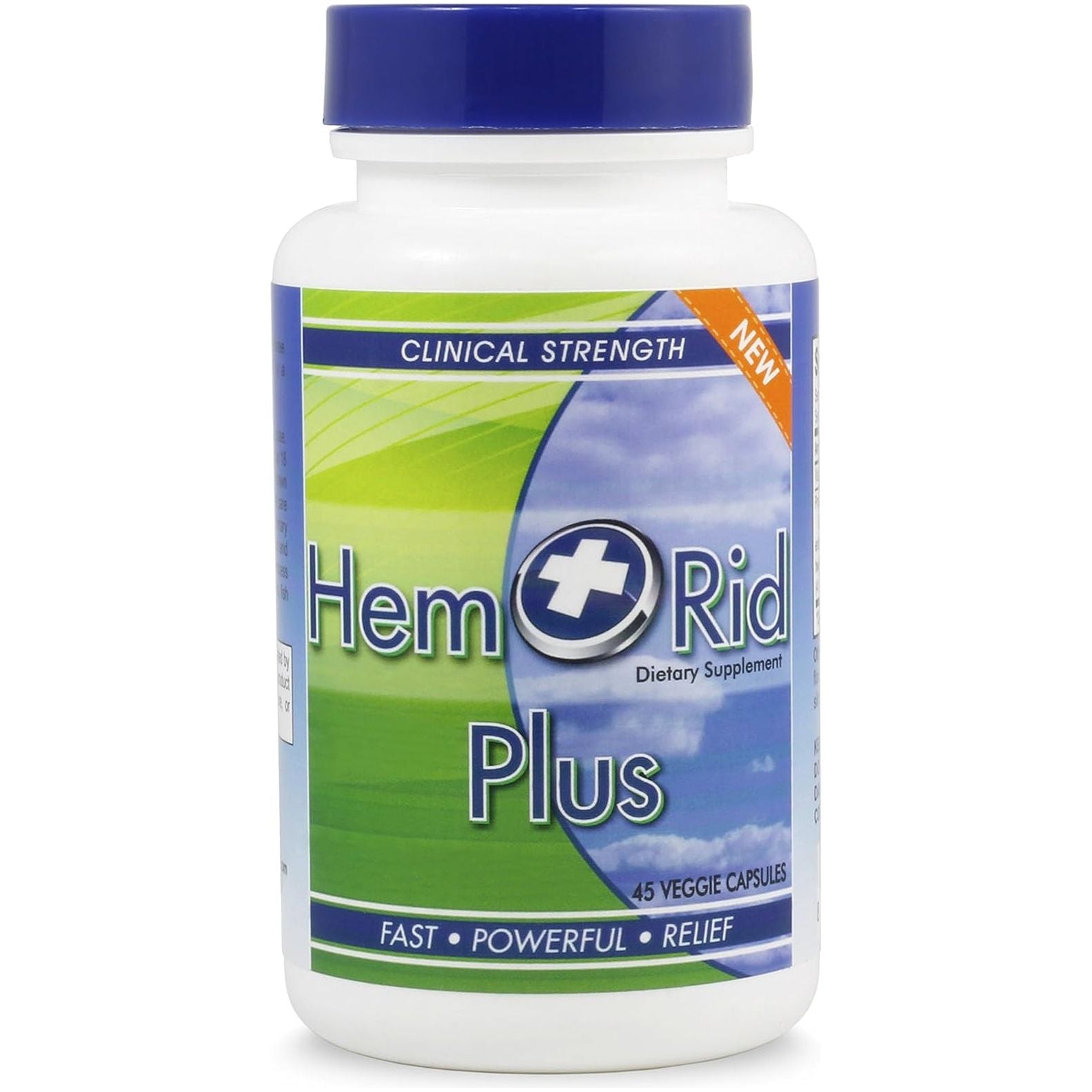 Hemrid plus Advanced Herbal Comfort Formula - Proudly Made in the USA - 45  Capsules