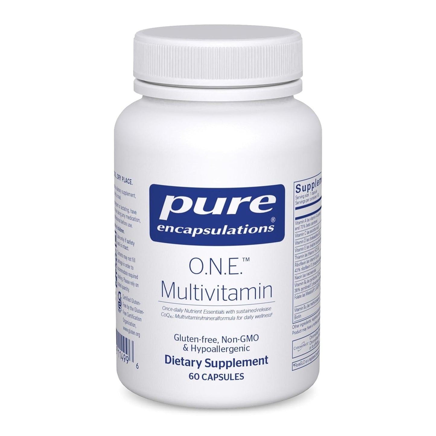 Pure Encapsulations O.N.E. Multivitamin with Antioxidant Complex to Support Vision, Cognitive Function, and Cellular Health* - 60 Capsules