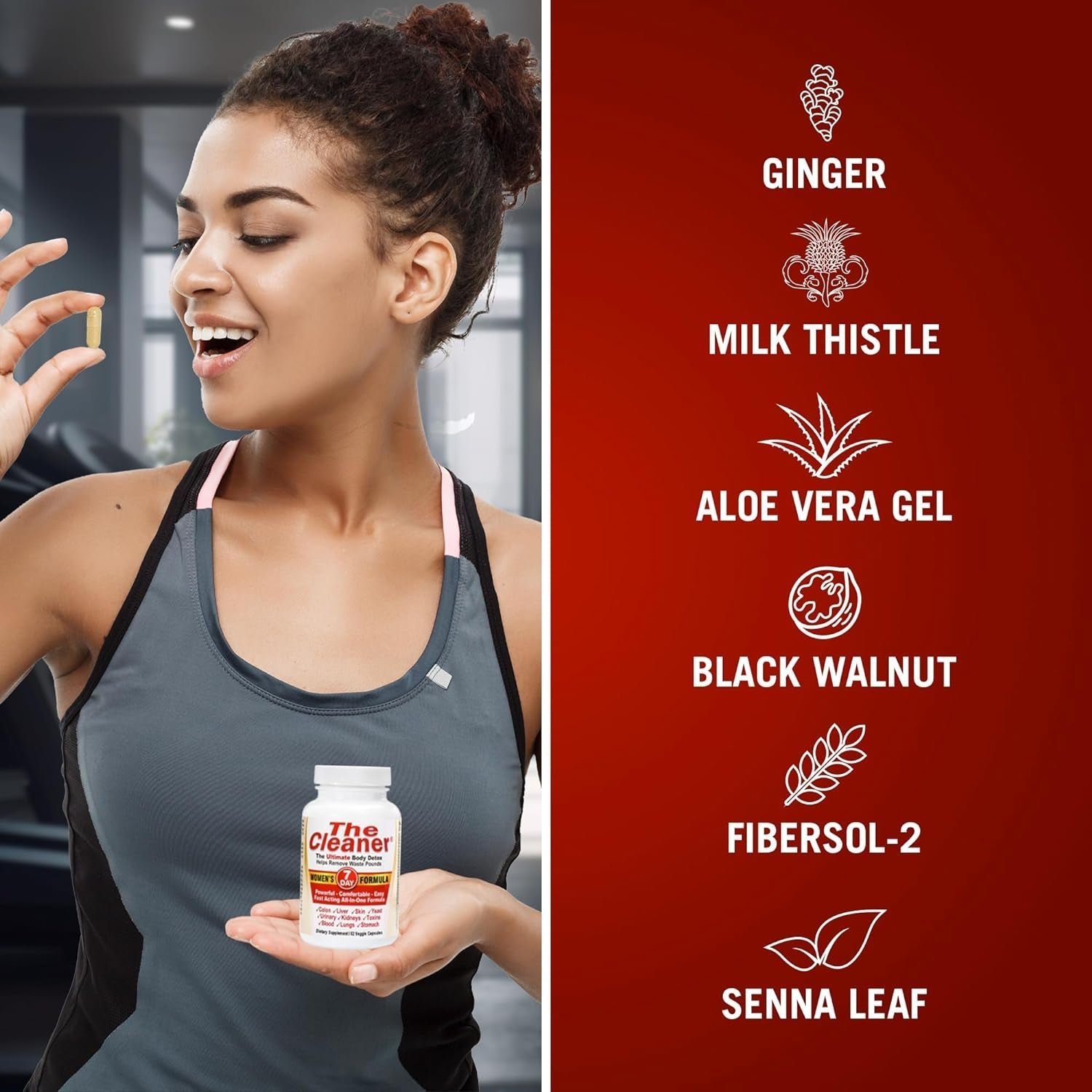 Century Systems the Cleaner Detox, Powerful 7-Day Complete Internal Cleansing Formula for Women, 52 Capsules