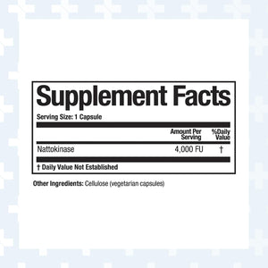 Arthur Andrew Medical, Nattovena, Pure Nattokinase Supplement, Double Strength 4,000 Fus per Capsule, 180