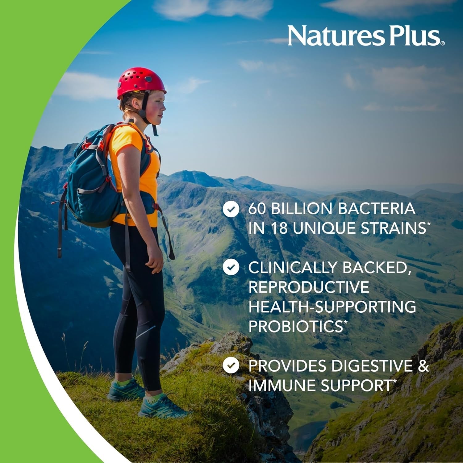 Naturesplus GI Natural Probiotic Women - Digestive & Immune Support, Urinary Tract Health -  30 Servings