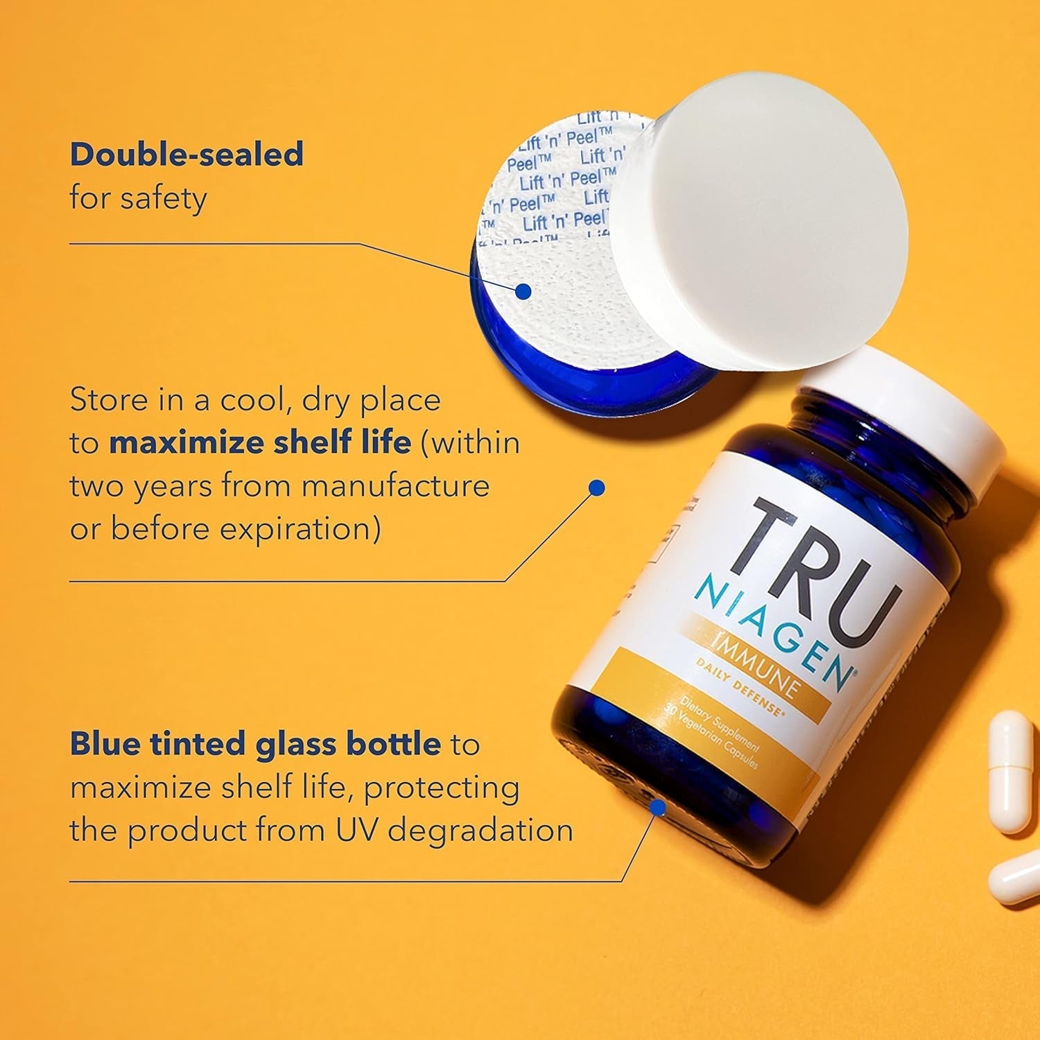 TRU NIAGEN Immune Support Supplement - Daily Defense - 150Mg 30Ct