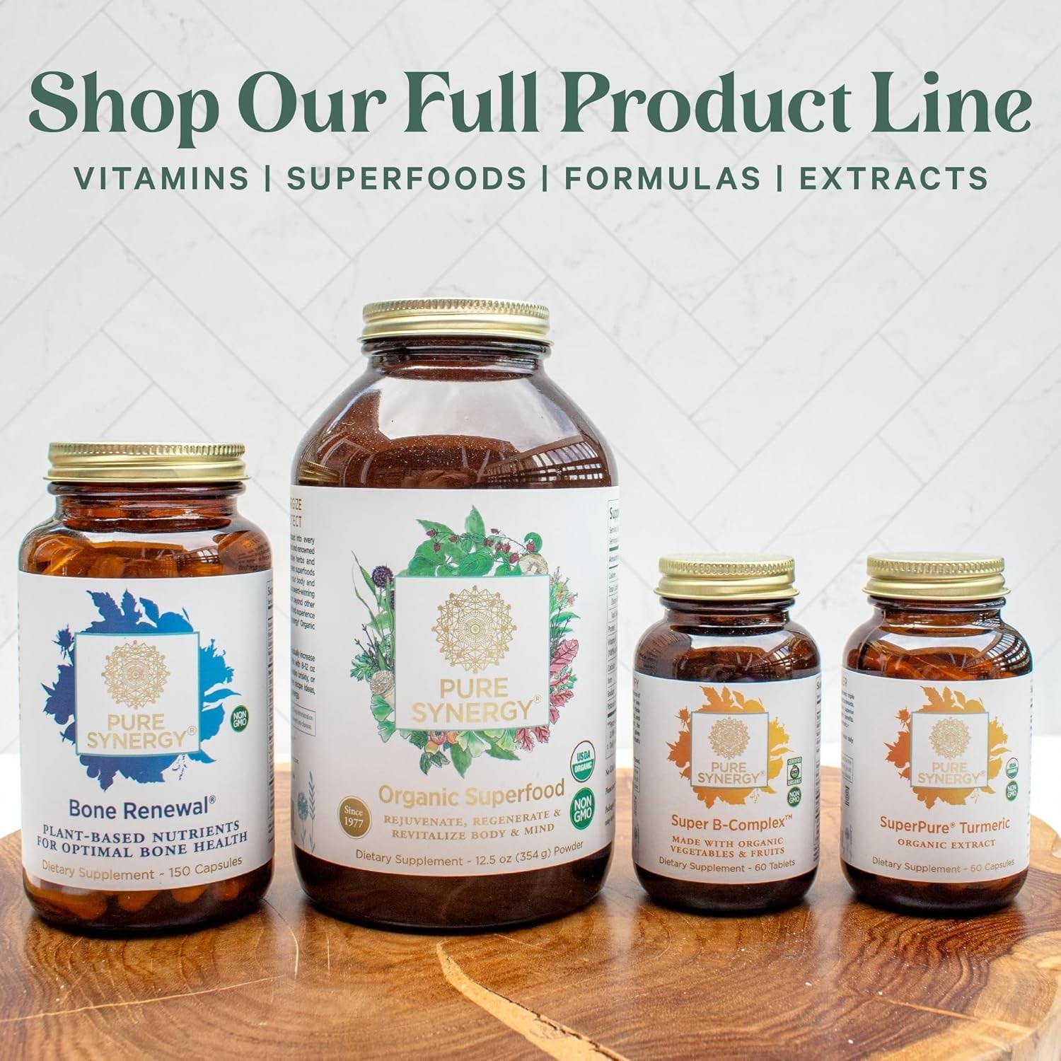 PURE SYNERGY Superpure Beta 1,3-Glucan Extract 500 Mg Supports Immune Health & Digestion (60 Capsules)