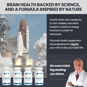 Youthful Brain | Memory & Brain Health Support Supplement - 30-Day Supply (60 Count)